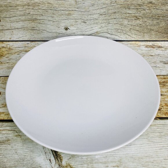 Denmark Tools For Cooks White Oven Safe Coupe 10.5" Porcelain Dinner Plate Set 3 - Picture 2 of 15